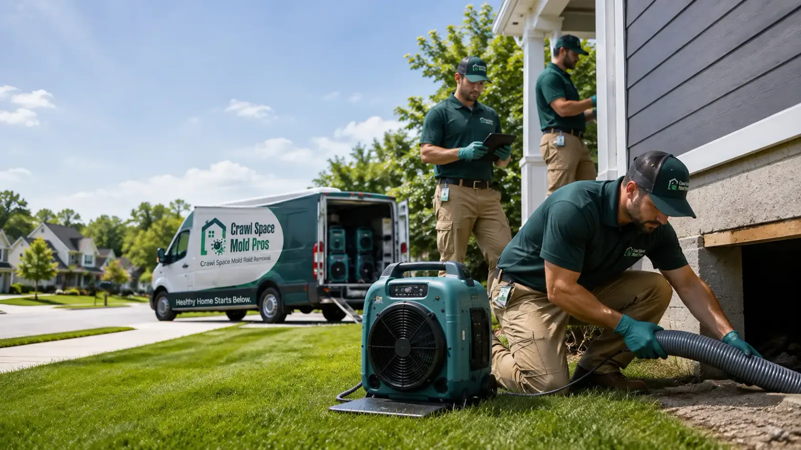 Crawl Space Mold Removal in Marathon, WI